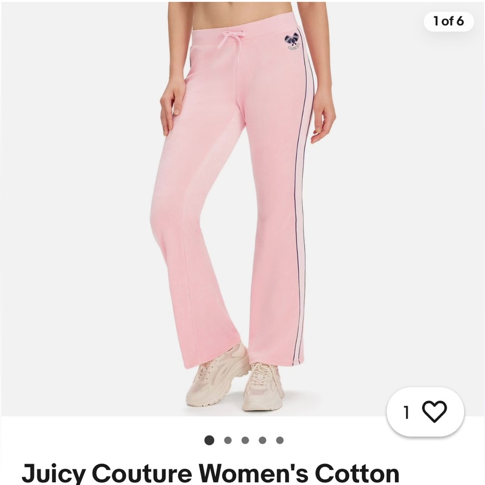 Women’s size, large flare pants Juicy Couture Pink Track Pants